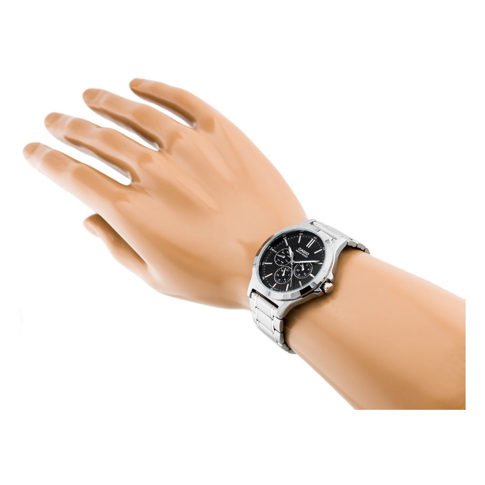 Casio Enticer Multifunction Silver Chain Watch MTP-V300D-1AUDF