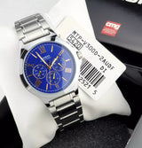 Casio Enticer Multifunction Silver Chain Watch MTP-V300D-2AUDF