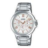 Casio Enticer Multifunction Silver Chain Watch MTP-V300D-7A2UDF