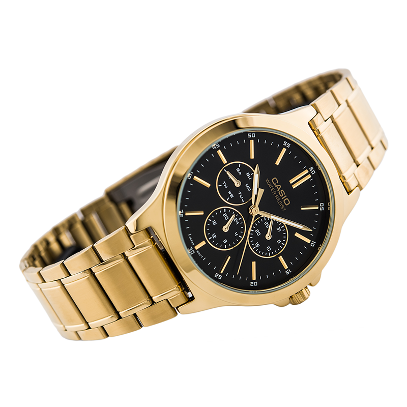 Casio Enticer Multifunction Golden Chain Watch MTP-V300G-1AUDF