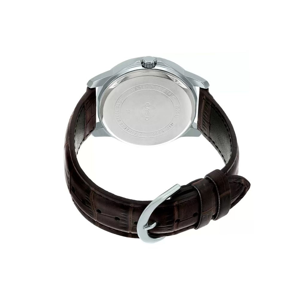 Casio Enticer Multifunction Silver Belt Watch MTP-V300L-7AUDF