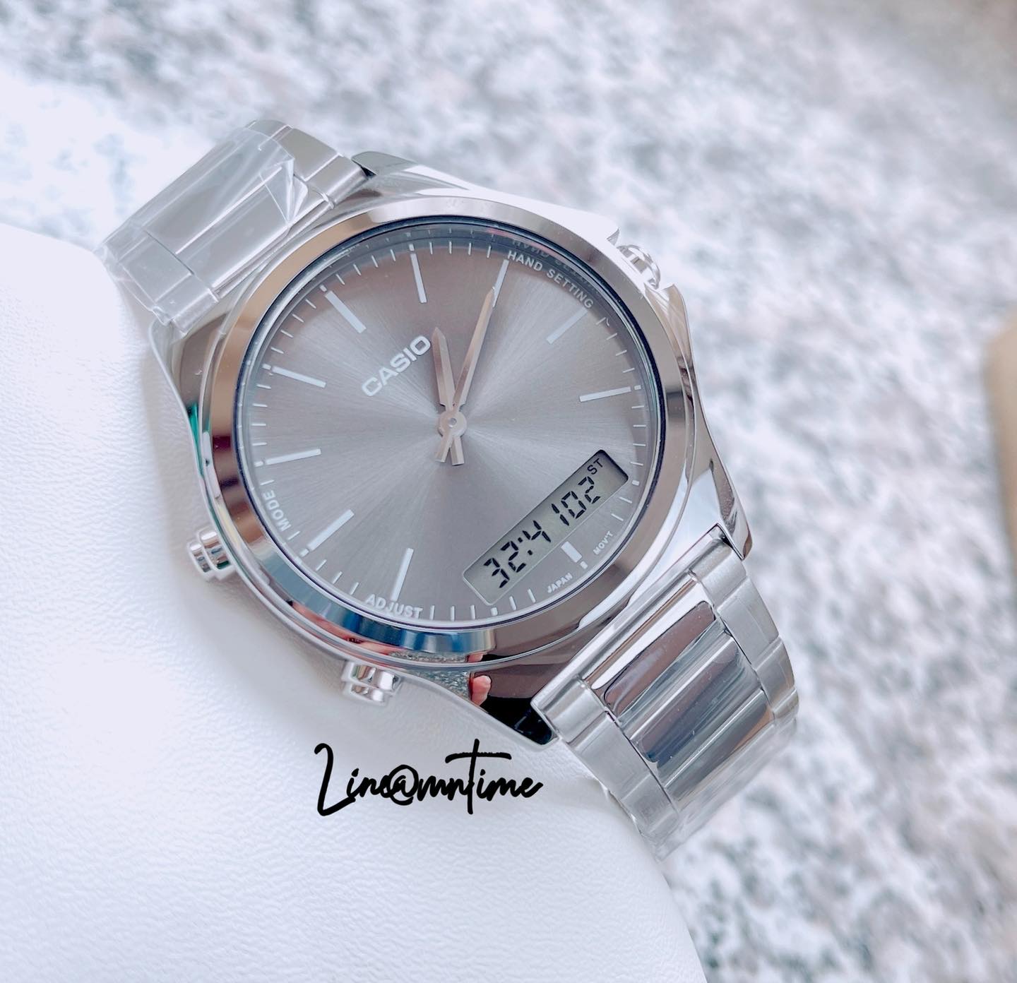 Casio Standard Dual Time Chain Watch MTP-VC01D-8EUDF