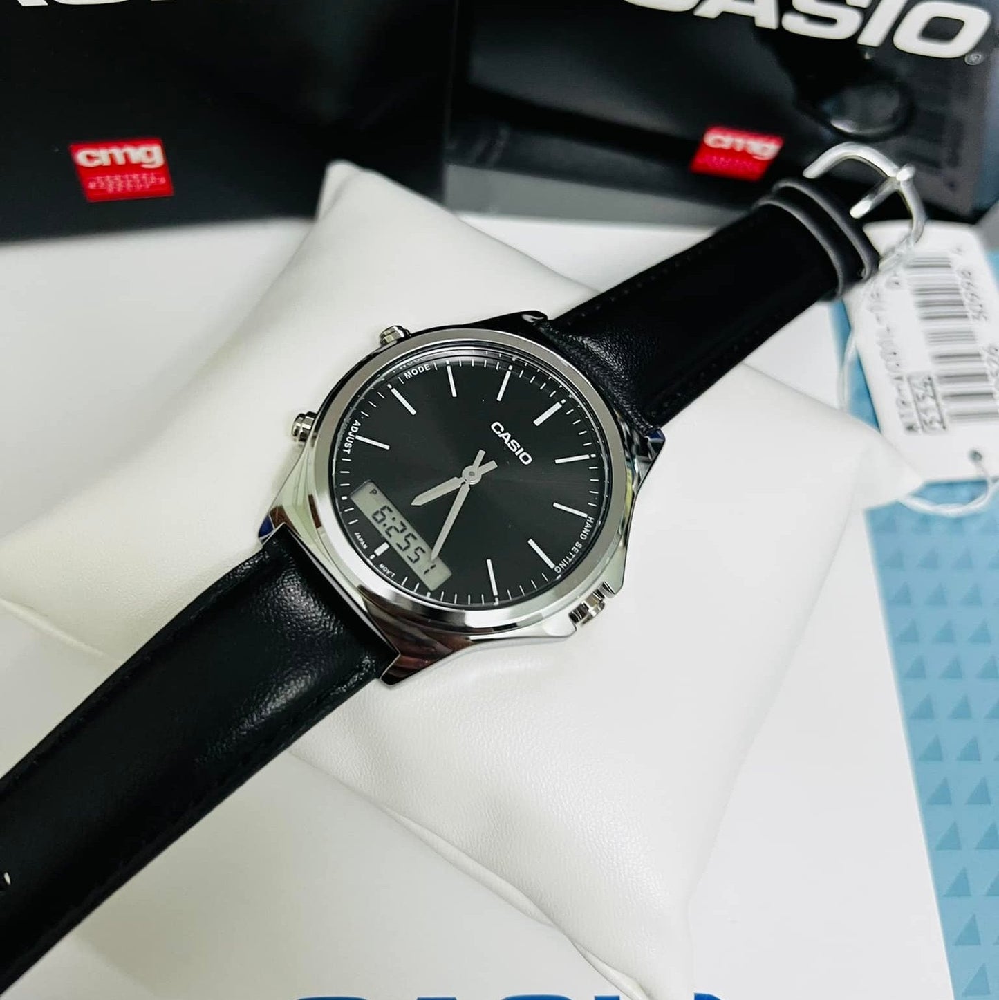 Casio Standard Dual Time Belt Watch MTP-VC01L-1EUDF