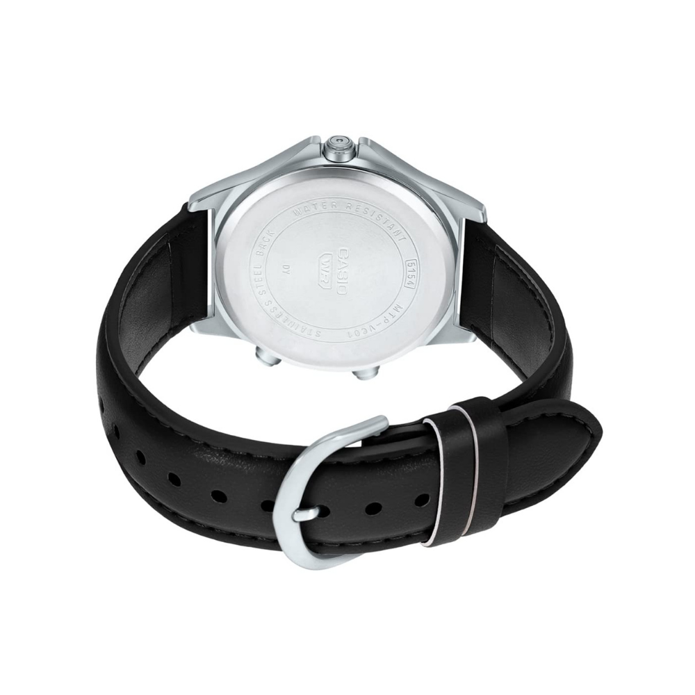 Casio Standard Dual Time Belt Watch MTP-VC01L-1EUDF