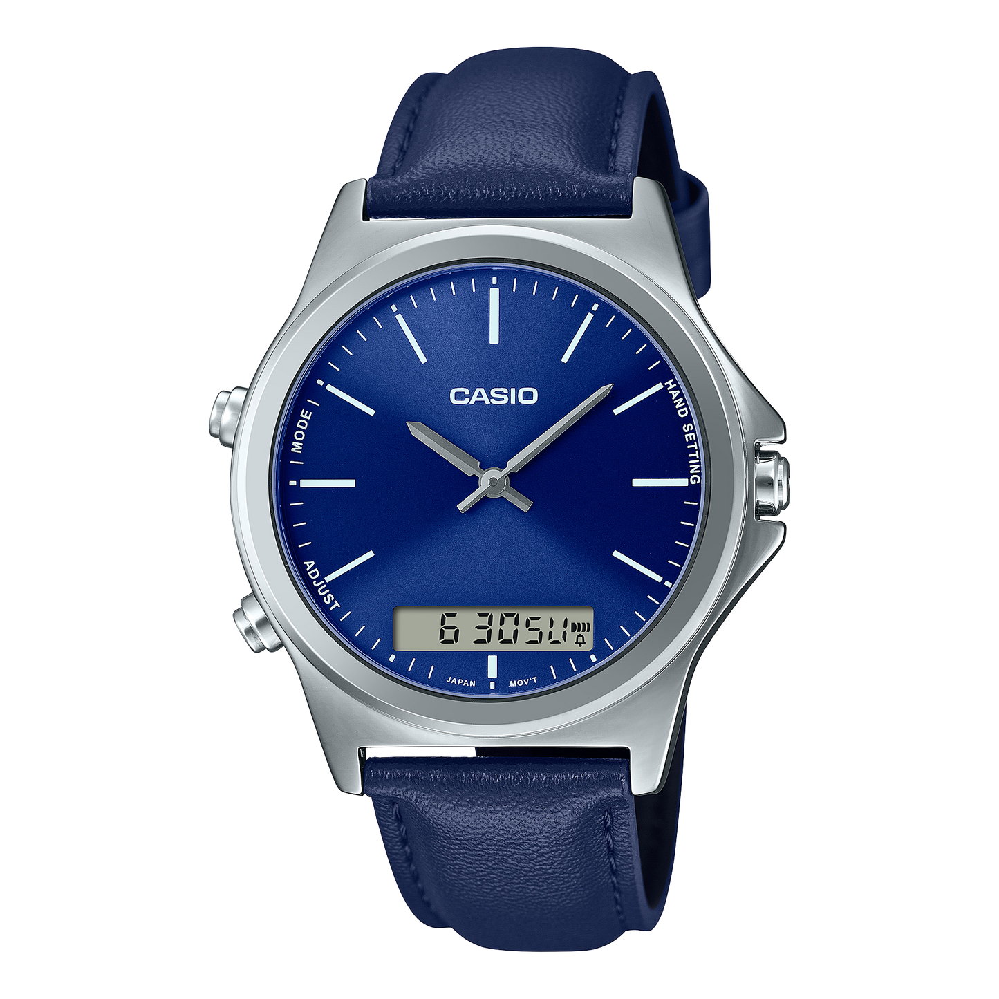 Casio Standard Dual Time Belt Watch MTP-VC01L-2EUDF