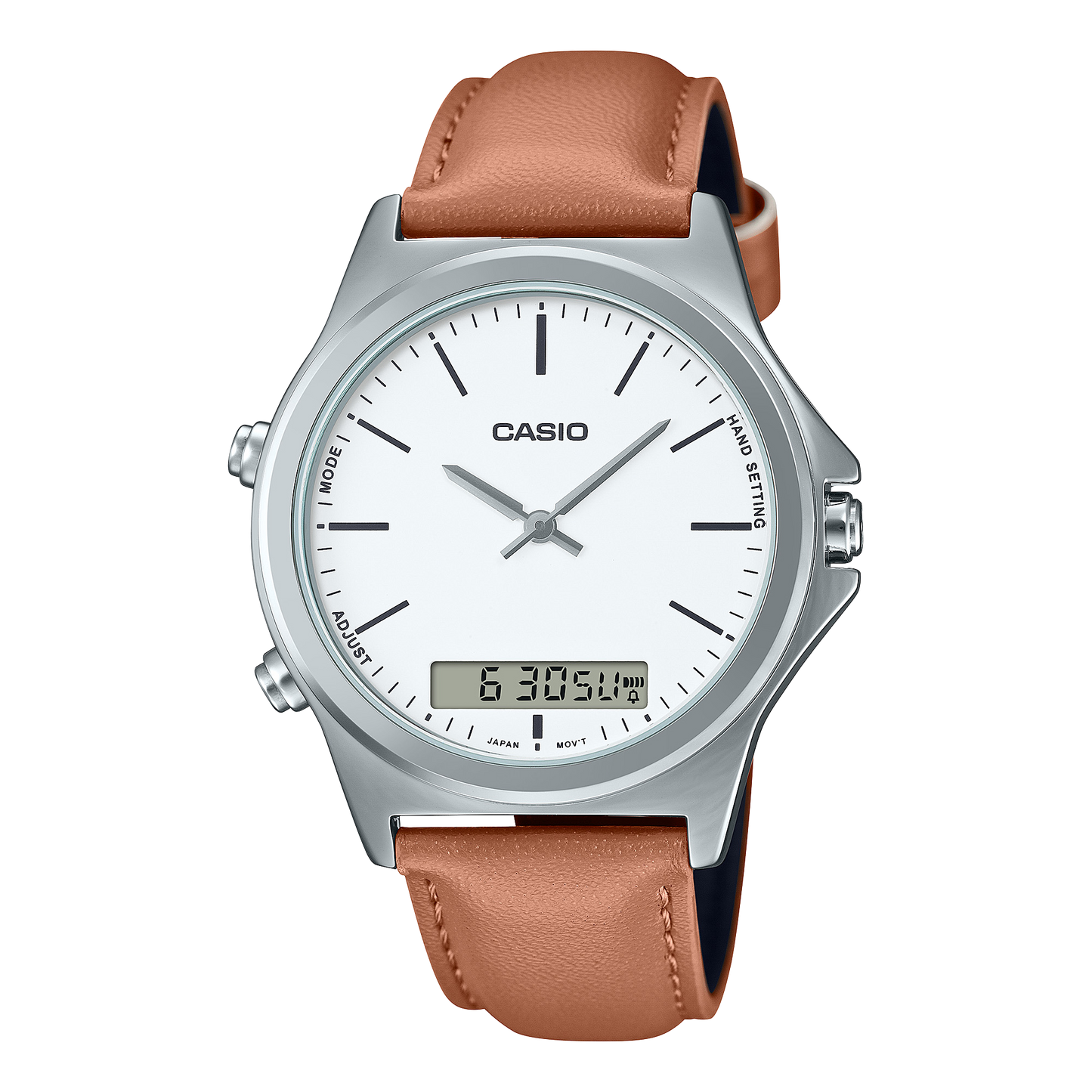 Casio Standard Dual Time Belt Watch MTP-VC01L-7EUDF