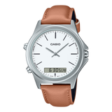 Casio Standard Dual Time Belt Watch MTP-VC01L-7EUDF