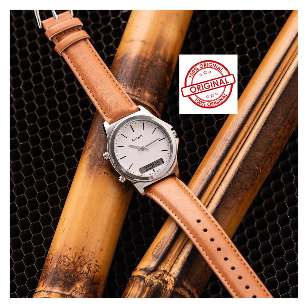 Casio Standard Dual Time Belt Watch MTP-VC01L-7EUDF