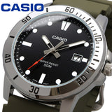 Casio Enticer Date Resin Belt Watch MTP-VD01-3EVUDF