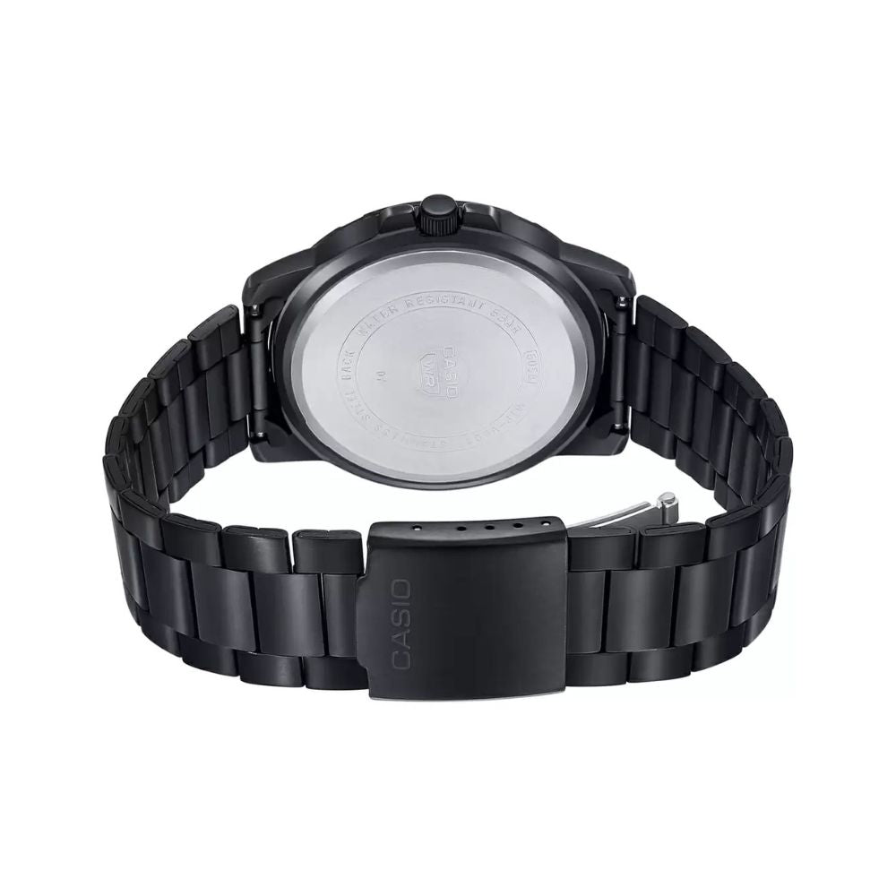 Casio Enticer Date Black Chain Watch MTP-VD01B-5BVUDF