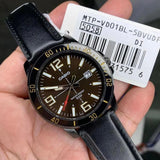 Casio Enticer Date Belt Watch MTP-VD01BL-5BVUDF