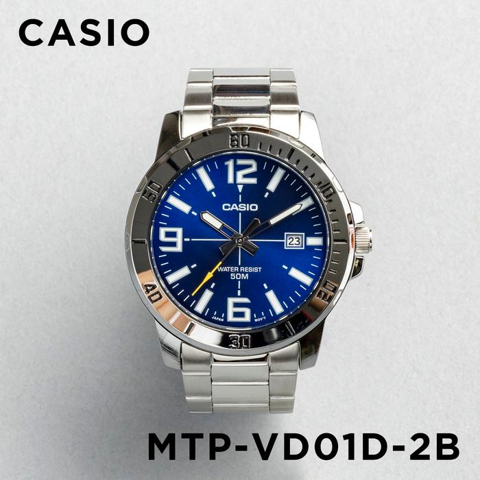 Casio Enticer Date Chain Watch MTP-VD01D-2BVUDF