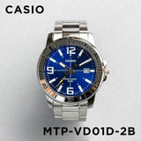 Casio Enticer Date Chain Watch MTP-VD01D-2BVUDF