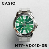 Casio Enticer Date Chain Watch MTP-VD01D-3BVUDF