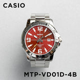 Casio Enticer Date Chain Watch MTP-VD01D-4BVUDF