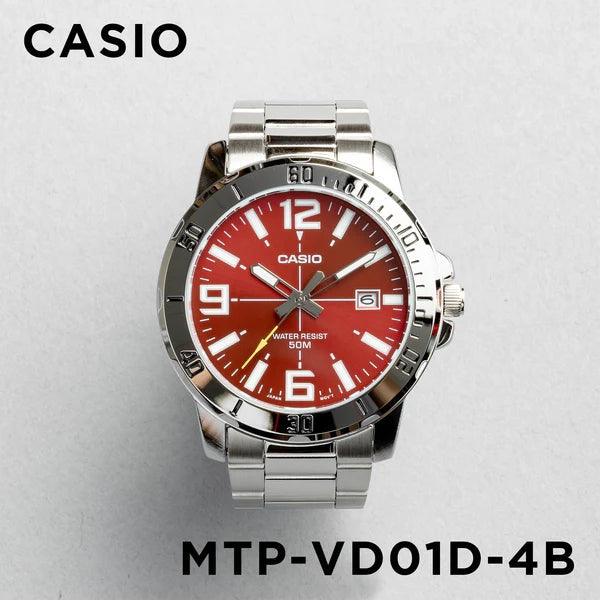 Casio Enticer Date Chain Watch MTP-VD01D-4BVUDF