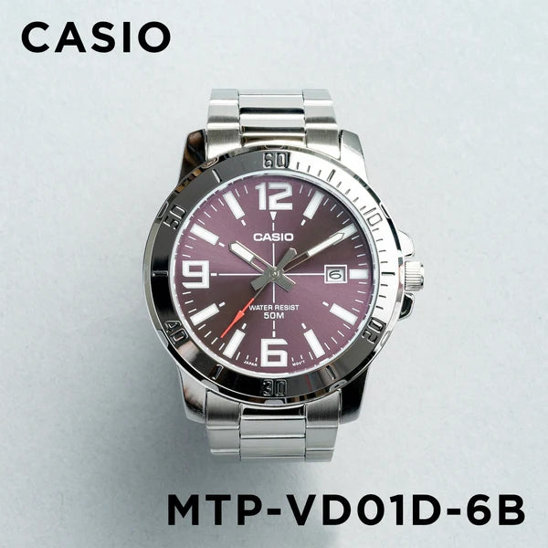Casio Enticer Date Chain Watch MTP-VD01D-6BVUDF