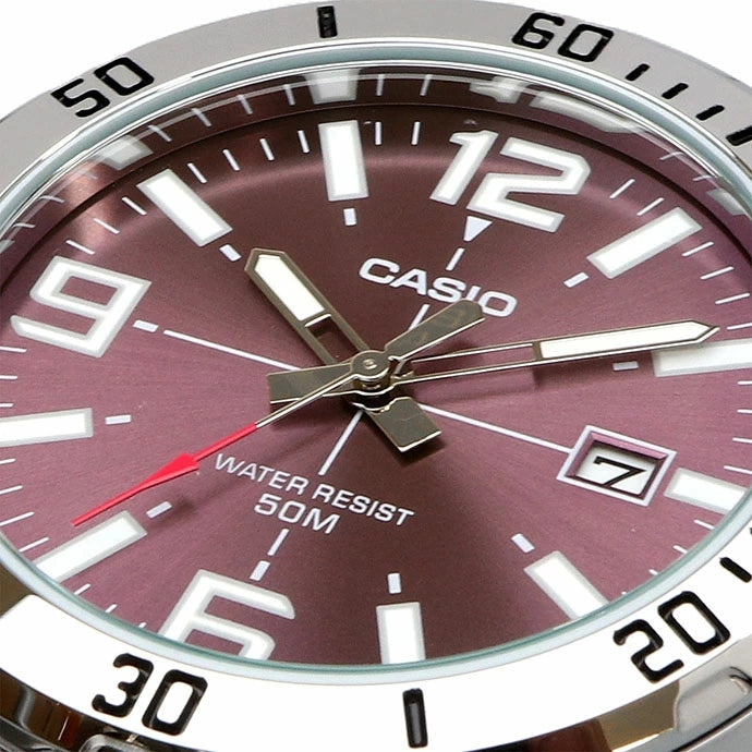 Casio Enticer Date Chain Watch MTP-VD01D-6BVUDF