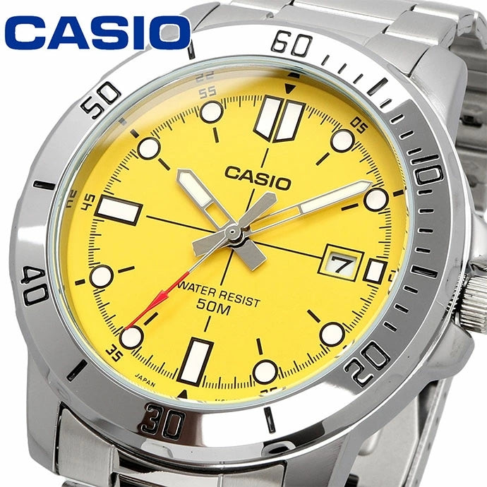 Casio Enticer Date Chain Watch MTP-VD01D-9EVUDF