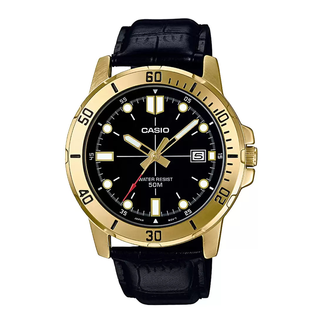 Casio Enticer Date Belt Watch MTP-VD01GL-1EVUDF