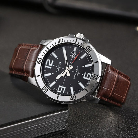 Casio Enticer Date Belt Watch MTP-VD01L-1BVUDF