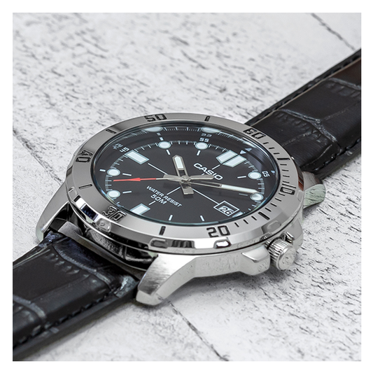 Casio Enticer Date Belt Watch MTP-VD01L-1EVUDF