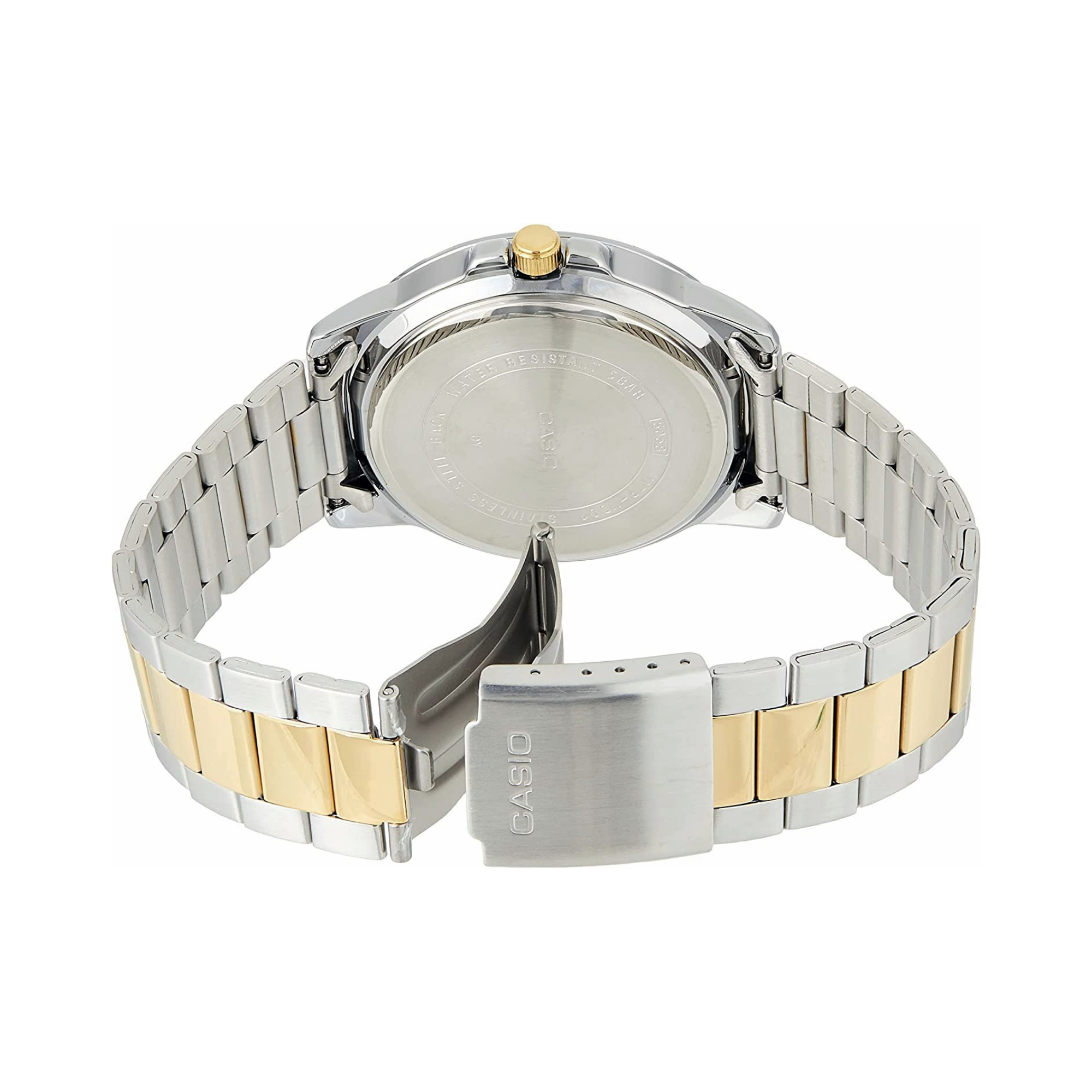 Casio Enticer Date Chain Watch MTP-VD01SG-9BVUDF