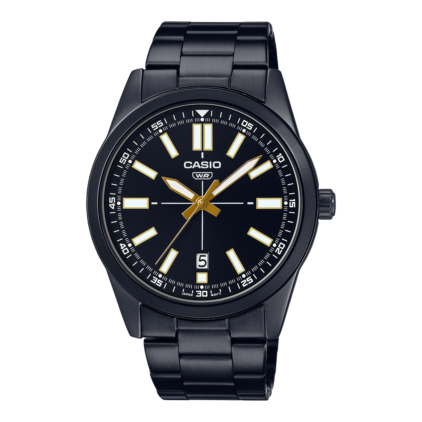 Casio Standard Date Chain Watch MTP-VD02B-1EUDF