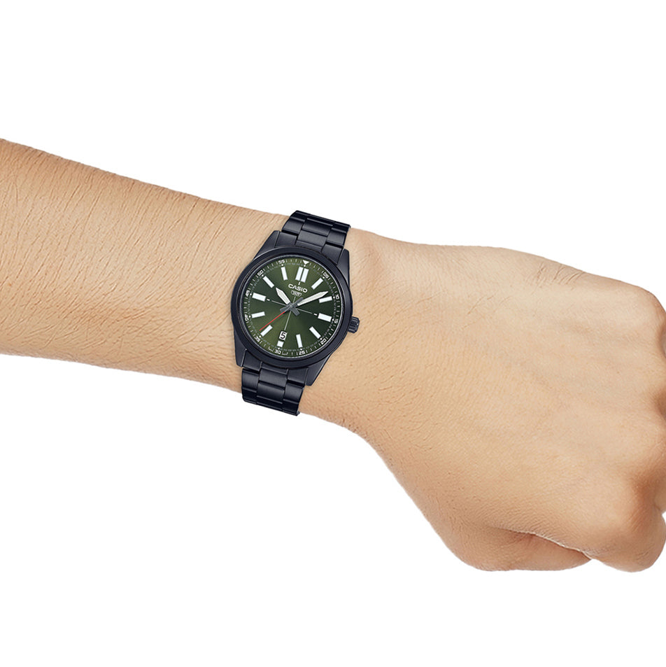 Casio Standard Date Chain Watch MTP-VD02B-3EUDF