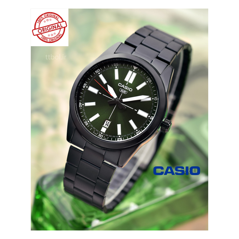 Casio Standard Date Chain Watch MTP-VD02B-3EUDF