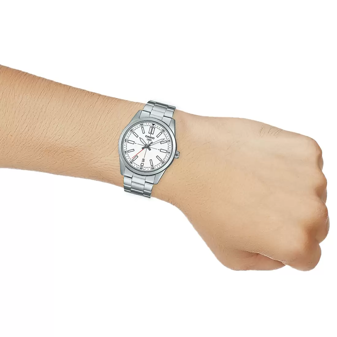 Casio Standard Date Chain Watch MTP-VD02D-7EUDF