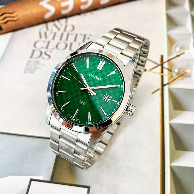 Casio Standard Date Chain Watch MTP-VD03D-3A1UDF