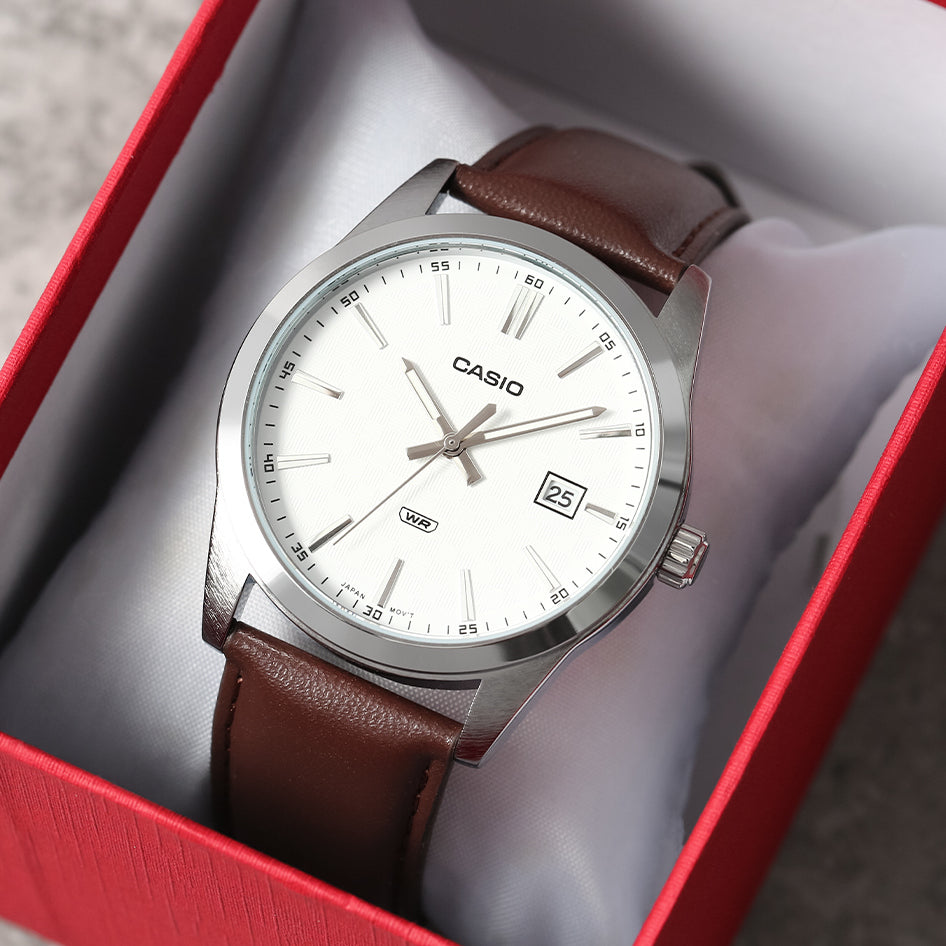 Casio Standard Date Belt Watch MTP-VD03L-5AUDF