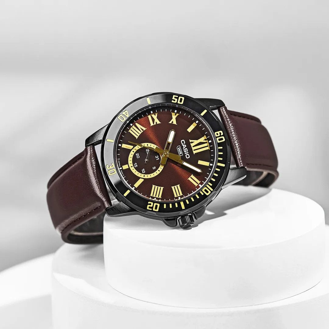 Casio Enticer Date Belt Watch MTP-VD200BL-5BUDF