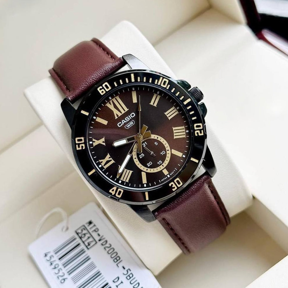 Casio Enticer Date Belt Watch MTP-VD200BL-5BUDF