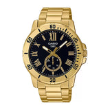 Casio Enticer Date Chain Watch MTP-VD200G-1BUDF