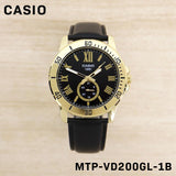 Casio Enticer Date Belt Watch MTP-VD200GL-1BUDF