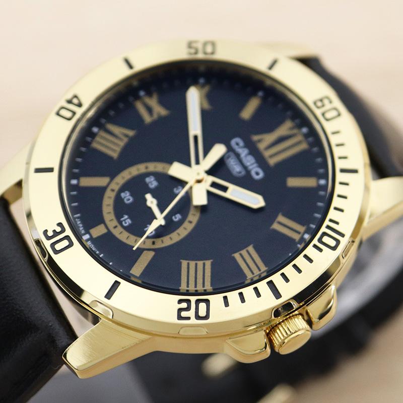 Casio Enticer Date Belt Watch MTP-VD200GL-1BUDF