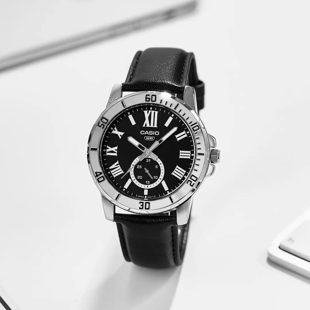 Casio Enticer Date Belt Watch MTP-VD200L-1BUDF