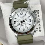 Casio Enticer Multifunction Resin Belt Watch MTP-VD300-3BUDF