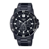 Casio Enticer Multifunction Black Chain Watch MTP-VD300B-1EUDF