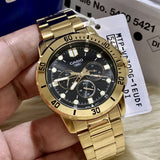 Casio Enticer Multifunction Golden Chain Watch MTP-VD300G-1EUDF