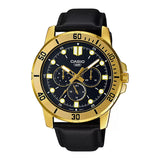 Casio Enticer Multifunction Golden Belt Watch MTP-VD300GL-1EUDF