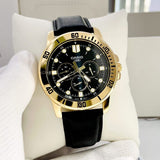 Casio Enticer Multifunction Golden Belt Watch MTP-VD300GL-1EUDF