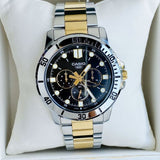 Casio Enticer Multifunction Two Tone Chain Watch MTP-VD300SG-1EUDF