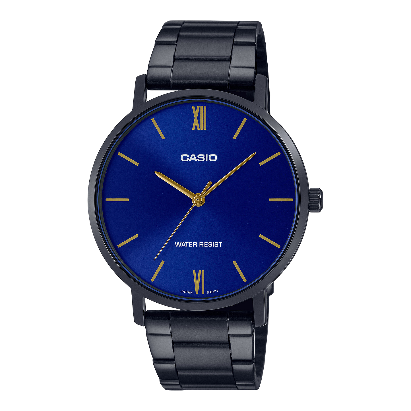 Casio Standard Black Chain Watch MTP-VT01B-2BUDF