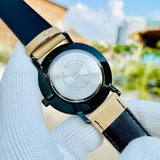 Casio Standard Black Belt Watch MTP-VT01BL-1BUDF