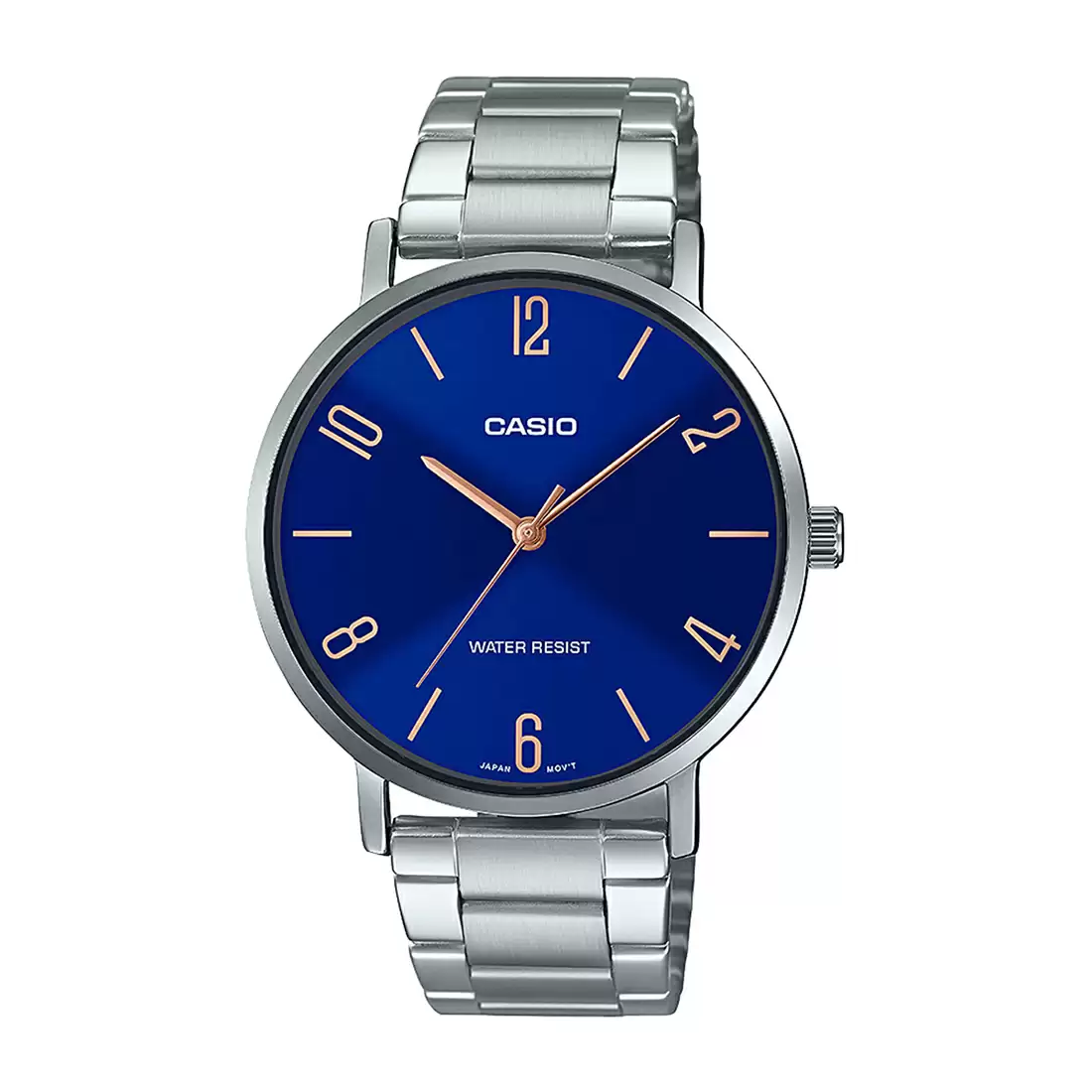 Casio Standard Silver Chain Watch MTP-VT01D-2B2UDF