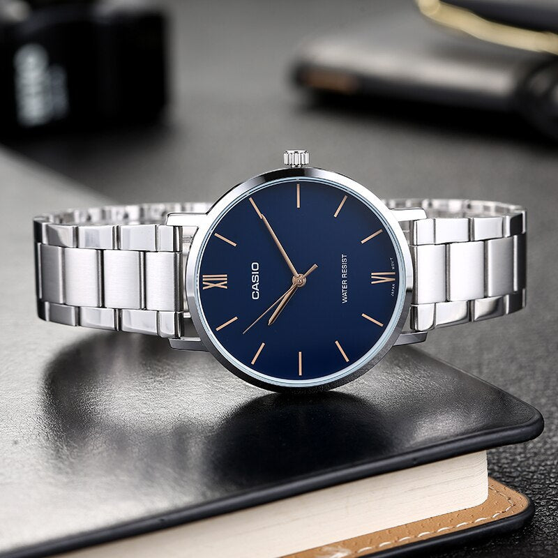 Casio Standard Silver Chain Watch MTP-VT01D-2BUDF