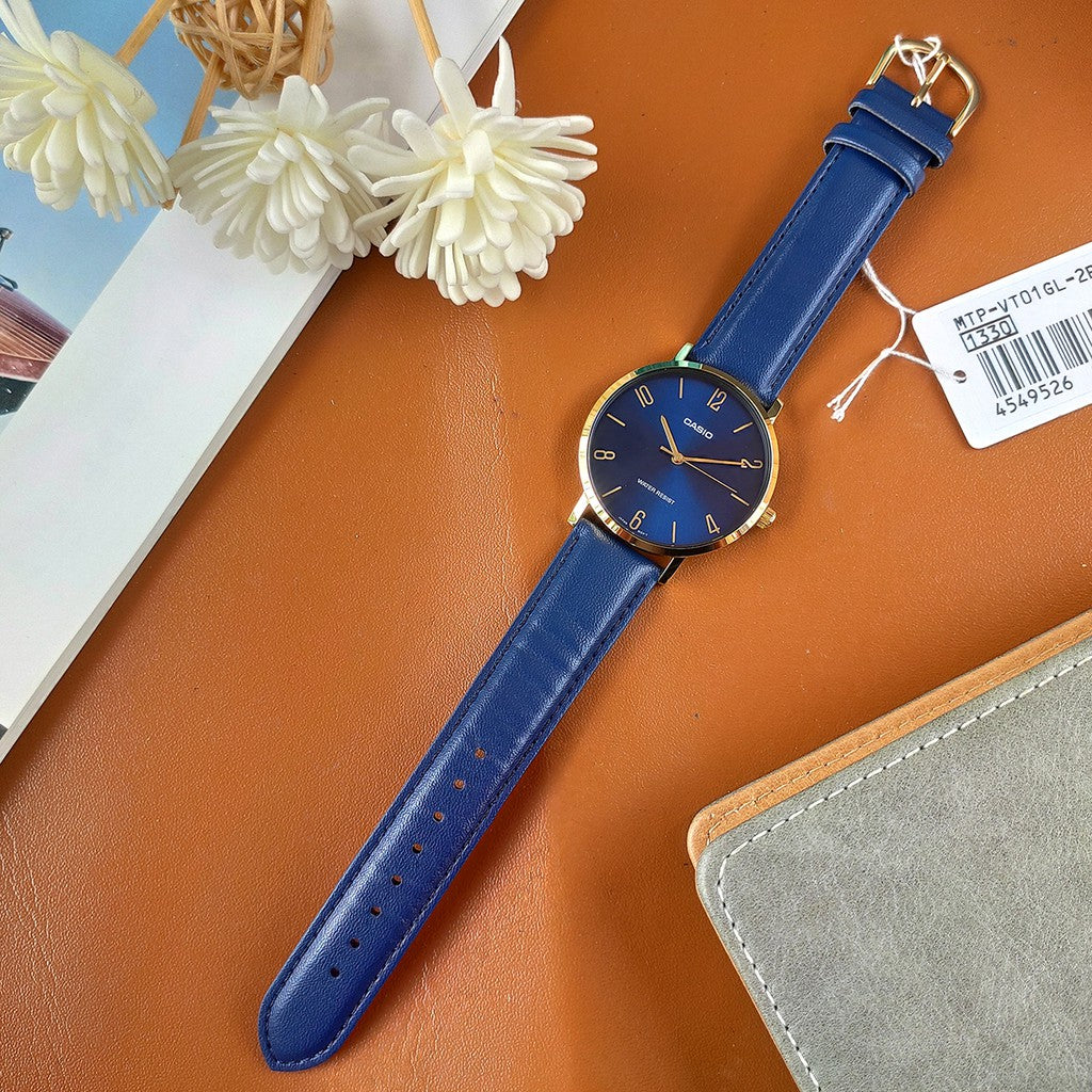 Casio Standard Golden Belt Watch MTP-VT01GL-2B2UDF